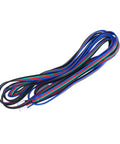 Boss Grade Motor Extension Cord Male To Female XH254 4P Connector Two Meter Extruder Cable for RC Drone setup with multiple colored wires.