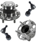 Beefed Up Rear Wheel Bearing Hubs Kit With 2 Rear Hub Assemblies And 2 Stabilizer Sway Bar End Links For 2013 2015 Honda Civic