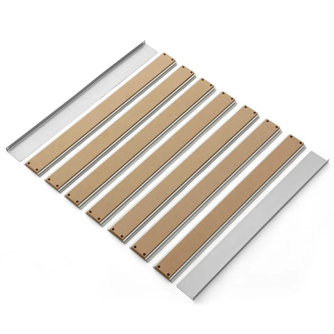 6060 Aluminum And MDF Hybrid Spoilboard Table For CNC Router With XY Axis Extension Kit For ProVerXL 4030 V2, top view of panels