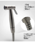 Bidet Sprayer for Toilet and Cloth Diaper Washer Handheld Toilet Sprayer Easy 10 Minute Installation 304 stainless steel material