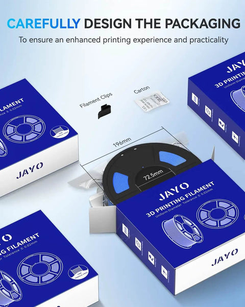 Packaging for Brown PLA Filament 1.75mm 1.1Kg Spool for FDM Printers Tough as Nails and Impact Resistant 0.02mm Dimensional Tolerance