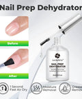 Nail Dehydrator And Primer Set For Gel Nails And Press Ons Acid Free And HEMA Free Nail Prep No Lamp Needed No Lift Primer 10ml bottle