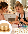 360 Degree Mini Metal Swivel Bearings Set 30 Pcs Rotating Bearings For DIY Crafts Scrapbooking Jewelry Making Nail Art Paper Cards And Craft Projects Pro Grade Gold Finish, gold bearings for nail art