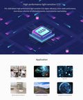 Illustration of a high-performance light-sensitive CCD for the LD20 LiDAR Kit with application icons for various fields.