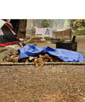 Heavy Duty 8x10 Poly Tarp Waterproof With Grommets Every 36 Inches 8x8 Weave 5 Mil Thick Multi Purpose Cover for woodpile