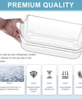 Two Pack Upgraded 240356402 Refrigerator Door Bin Replacement For Top Shelf Bins Features and Premium Quality Display