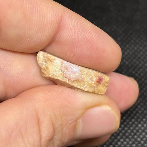 Spencer Idaho Pink Opal Rough Cutting Material Dope Multicolor Loose Gem 70.80 Cts 11x8x5 mm Ideal For Cabochons Jewelry Making