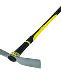 2.5 Lb Forged Steel Pick Mattock For Heavy Duty Digging And Shaping, Beefy Weight Keeps Fatigue Down, Long Rugged Handle For Easy Strikes