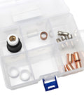 Versa Cut 40/60 CNC Plasma Cutter Torch Consumables Kit Replacement Parts For CNC Machine in plastic storage box
