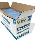 Box of Full Size 4 Inch Hot Glue Sticks 200 Count Multi Temp For High And Low Temp Glue Guns Beefy Bond For Crafts DIY And Repairs Made In The USA Ideal For Paper Fabric Wood And More, opened to show sticks inside.