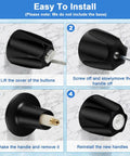 Matte Black Shower Trim Kit With 3 Easy Grab Knobs And Tub Spout Four In One Adapter Fits One Half Inch Copper Pipe Instructions