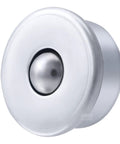 Close-up view of a roller ball transfer bearing, part of the Sixteen Pack Five Eighth Inch Roller Ball Transfer Bearings CY-15H Type