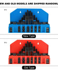 Hot Deal Hardened T-Slot Clamp Set With Press Plates For Milling And Turning Machines Heavy Duty Clamping System For Metals And CNC Work in blue and red models.
