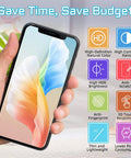 iPhone 11 Pro OLED Screen Replacement 5.8 Inch Full Assembly Digitizer Kit With Front Speaker Proximity Sensor features chart