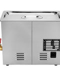 Professional 6 Liter Commercial Ultrasonic Cleaner 40Khz for Parts Restoration, showing stainless steel body and faucet.