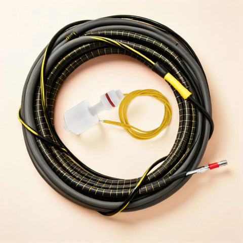 Plastic Float Switch Water Level Sensor 2 Pack Easy Install No Fuss Setup With Precise Liquid Level Control For Water Tanks Industrial And Food Processing Applications Overflow Prevention And Dry Burn Protection, coiled cable