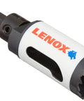 Bi-Metal Hole Saw With Speed Slot For Easy Plug Ejection 1-1/8 Inch Arbor, sharpened teeth, showing durable double-life design