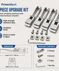 4 Pack Low Profile Aluminum Toe Clamps For CNC Router Vise Upgrade With Lateral Side Pressure For Maximum Bit Clearance On T Track