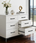 White dresser with 10 Pack 5 Inch Hole Center Matte Black Modern Cabinet Pulls For Kitchen Cabinets Dresser Cupboard And Wardrobe