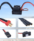 Waterproof Brushless Motor And ESC Combo For 2S LiPo, 3650 3900KV Sensorless Motor With 60A ESC components