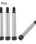 Badass Alloy Steel Hexagon Socket Head Shoulder Bolts With 1/4 20 Threads And 2 Inch 5/16 Shank For Daily Garage Work Includes Four Tough As Nails Stripper Screws Ready To Go, four pack of precision bolts.