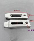 Stainless EDM Wire Cut Jig Clamp Holder For Precision Cutting Machines Heavy Duty Jig Tool Built To Last Rust Resistant Non Deforming Unbreakable 120x50mm Clamp Frame Size L120xW150mm
