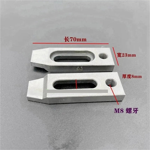 Stainless EDM Wire Cut Jig Clamp Holder For Precision Cutting Machines Heavy Duty Jig Tool Built To Last Rust Resistant Non Deforming Unbreakable 120x50mm Clamp Frame Size L120xW150mm