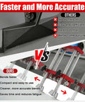 Comparison of sheet metal edge roller benders highlighting faster and more accurate bends for metal roofing and ductwork