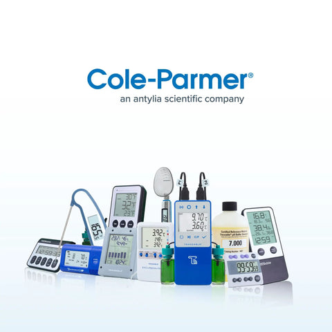 Cole-Parmer branded lab meters and sensors, including Waterproof Pocket pH Tester 30 With Wide pH Range From Minus One To Fifteen And Temperature Range From 0 To 50 Celsius Compact Handheld Meter For Home Lab Aquarium Hydroponics Field Use Easy Read Display