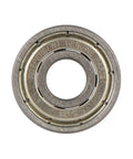 GP-S Skateboard Bearings Set Of 8 With Dust Proof Metal Shield And Shieldless Back, micro polished steel race close-up