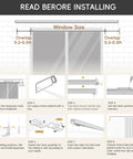 Ceiling Curtain Track With Roller Hooks And Clips White 9ft To 12ft Premium Aluminum Rail Rustproof Electrocoat Tarnish Resistant Finish No Fuss Easy Glide Curtain System For Bathrooms Patios And Living Spaces. Installation guide.