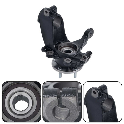 Front Left And Front Right Wheel Hub Bearing Steering Knuckle Assembly Replacement For Focus 2012 2018 close-up view
