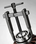 Heavy Duty Two Jaw Gear Puller With Adjustable Ball Joint Arms For Knockout Wheel Bearing Removal, 8 inch forged steel design.