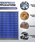 75 Drawer Parts Cabinet For Garage And Workshop, Heavy Duty Stainless Steel Nut And Bolt Organizer With 140 Labels And 375 Dividers