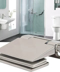 Heavy Duty Stainless Steel Door Hinges For Glass Doors Cabinets And Gates Tough As Nails Built To Last With Rust Resistant Replacement Hardware Easy Install For Showcases And Cupboards shown in bathroom setting