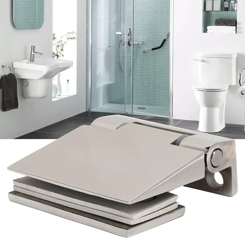 Heavy Duty Stainless Steel Door Hinges For Glass Doors Cabinets And Gates Tough As Nails Built To Last With Rust Resistant Replacement Hardware Easy Install For Showcases And Cupboards shown in bathroom setting