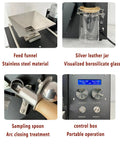 Heavy Duty Electric Coffee Roaster With Cooling Plate And Sampling Spoon 360 Degree Even Heating 600 Gram Batch for peanuts and soybeans parts overview