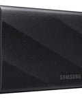 T9 Portable SSD 2TB External Solid State Drive With USB 3 2 Gen 2x2 And Read Speeds Up To 2000MB Per Second Perfect For Gaming Students And Pros Built Tough With Dynamic Thermal Guard Black, angled view