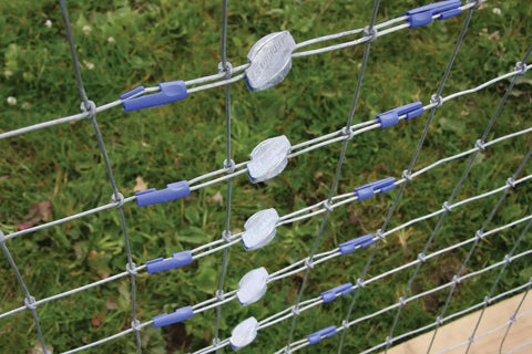 Installed Easy Fencing Wire Joiner Medium Gauge 10 To 13.5 One Step Joint And Tension For Plain Or Electric Fence Wire 20 Pack