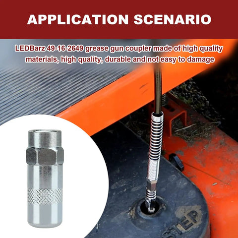 Two Pack Grease Gun Couplers For Milwaukee M18 2 Speed And M12 Cordless Grease Guns Fits 2446 20 2446 21XC 2646 20 connection