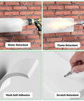 4 Pack Car Door Protector Strips Self Adhesive EVA Foam Wall Guard, Water and Flame Resistant, White, 11.8 x 3.9 x 1.2 Inches