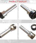 C25-ER32 Collet Chuck With Straight Shank For Milling And CNC, 25mm Shank Diameter, 100mm Long, ER32 Collet Chuck High Precision Tool Holder