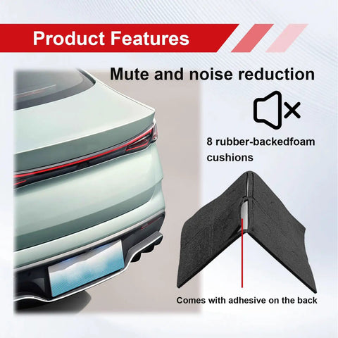 Tough As Nails Rustproof License Plate Screw Kit with Anti Theft Quarter Inch Stainless Steel Bolts and Heavy Duty Hex Nuts featuring mute and noise reduction foam cushions.