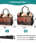 Insulated Lunch Bag For Adults And Kids With Desert Landscape Print Large Reusable Lunch Box Leakproof Portable Cooler Tote size guide