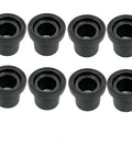 Built Tough Upper And Lower A Arm Suspension Bushings Kit For John Deere Gator XUV 625i 825i 855d 4x4 5E 6E Replaces Am158746 set of eight black bushings.