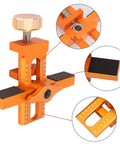 Pro Grade Cabinet Door Positioner Jig With 2 In 1 Versatility Aluminum Alloy Build For Frameless Or Face Frame Installations Dual Scales 0 To 30 On Each Side