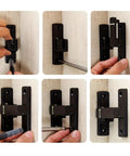 Sliding Door Latch Zinc Alloy Right Angle Bolt Lock For Cabinets And Equipment Enclosures 90 Degree And 180 Degree Installation