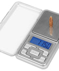 Digital Reloading Scale With LCD Blue Backlight Easy To Read 750 Grain Capacity And 0.1 Grain Accuracy Auto Calibration And Overload Protection