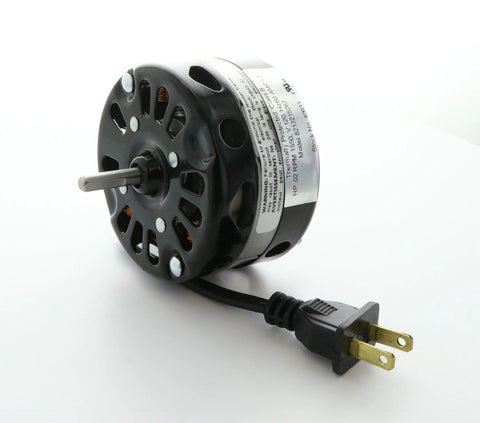 Packard 3.3-in vent fan motor replacement for Nutone/Broan, black round housing with shaft and 2-prong plug