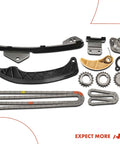 Go-To Engine Timing Chain Kit With Sprocket And Tensioner And Guide For Toyota Corolla Matrix Prius AWD CT200h Vibe Xd L4 1.8L Replacement